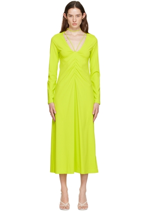 Saks Potts Green Nikola Midi Dress
