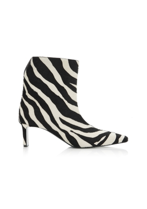 Khaite Ona Calf Hair Ankle Boots - Moda Operandi
