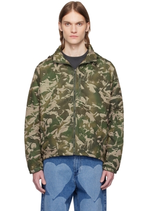 Carne Bollente Khaki Peaceful Passion Camo Jacket
