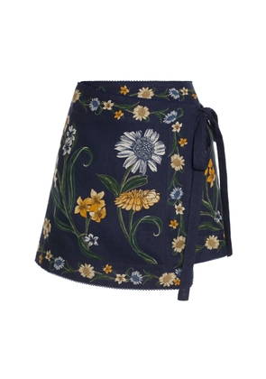 Agua by Agua Bendita Luna Laguna Linen Pareo - Moda Operandi