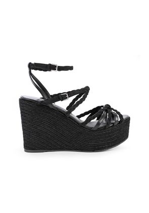 Jimmy Choo Dree Suede Platform Wedge Sandals - Moda Operandi