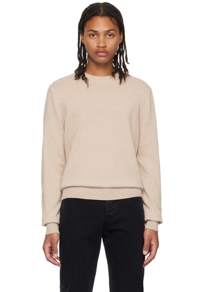 The Row Beige Benji Sweater