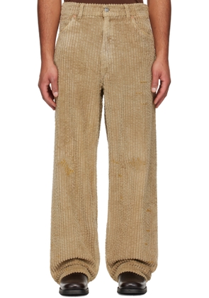 OUR LEGACY Beige Vast Cut Trousers