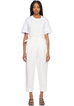 3.1 Phillip Lim White Paperbag Trousers