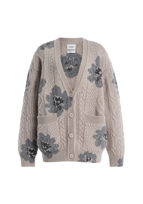 Barrie Cockade Floral Cashmere Cardigan - Moda Operandi