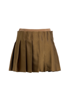 SIMKHAI Rives Pleated Mini Skort - Moda Operandi