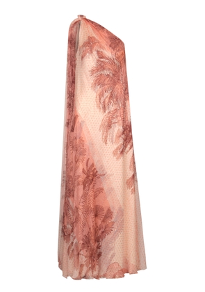 Johanna Ortiz Elegant Freedom Metallic-Silk Maxi Dress - Moda Operandi