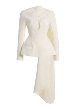 Harithand Joan Sash-Detailed Crepe Top - Moda Operandi