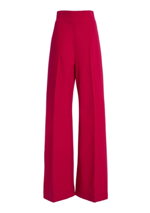 Carolina Herrera Bi-Stretch Wool Tailoring Wide-Leg Pants - Moda Operandi