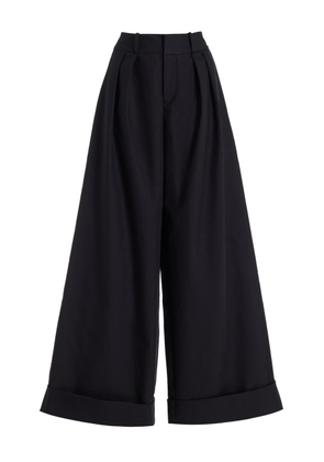 FRANÇOISE Exclusive Mila Cotton Gabardine Wide-Leg Pants - Moda Operandi