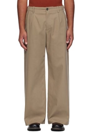 OUR LEGACY Khaki Bridge Chino Trousers