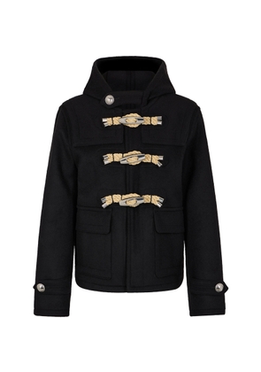 Rabanne Toggle Detailed Wool Blend Coat - Moda Operandi