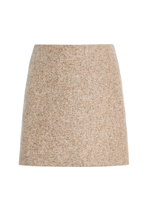Blazé Milano Coci Alpaca-Wool Mini Skirt - Moda Operandi