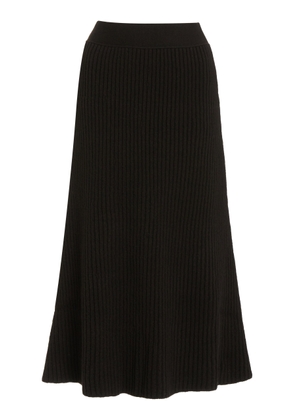 Bottega Veneta Ribbed-Knit Wool Midi Skirt - Moda Operandi