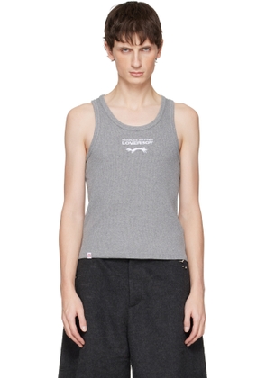 Charles Jeffrey LOVERBOY Gray Logo Tank Top