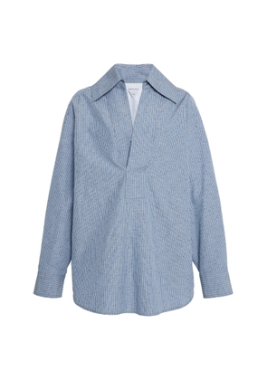 Bottega Veneta Oversized Cotton-Linen Shirt - Moda Operandi