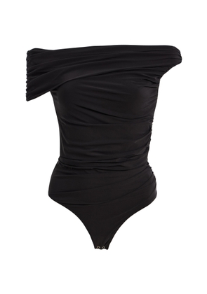 Agolde Sherilyn Off-The-Shoulder Jersey Bodysuit - Moda Operandi