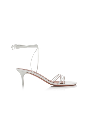 Amina Muaddi Lori Lace-Up Leather Sandals - Moda Operandi