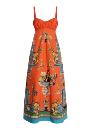 ALÉMAIS Rocco Cotton Poplin Midi Dress - Moda Operandi