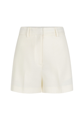 Heirlome Pilar High-Rise Wool-Silk Shorts - Moda Operandi