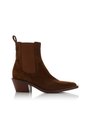 Gianvito Rossi Dover Suede Chelsea Boots - Moda Operandi