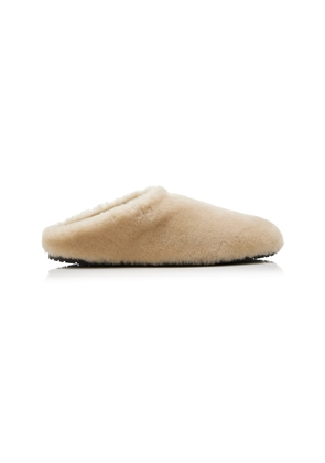 Prada Shearling Mules - Moda Operandi