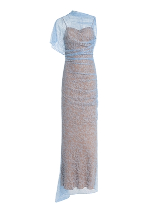 De La Vali Exclusive Lucho Lace Maxi Dress - Moda Operandi