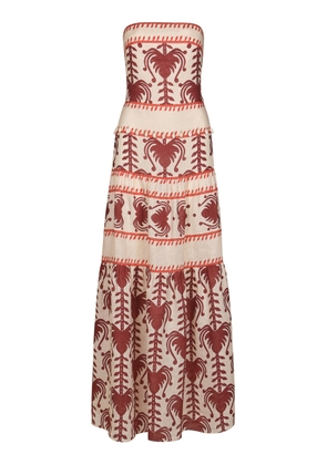 Johanna Ortiz Another Chance Printed Linen Maxi Dress - Moda Operandi