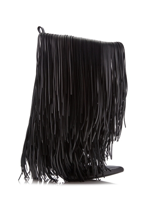Balenciaga Fringe Leather Boots - Moda Operandi