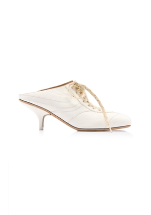 Dries Van Noten Suede Sneaker Mules - Moda Operandi