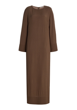 By Malene Birger Kallas Jacquard Maxi Dress - Moda Operandi