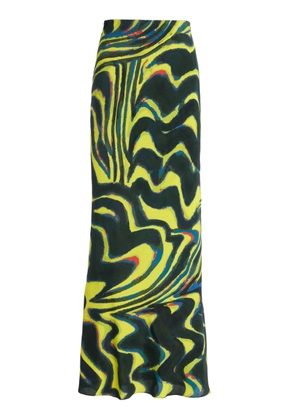 Christopher John Rogers Printed Jersey Maxi Skirt - Moda Operandi