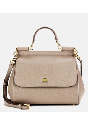 Dolce&Gabbana Sicily Medium leather shoulder bag