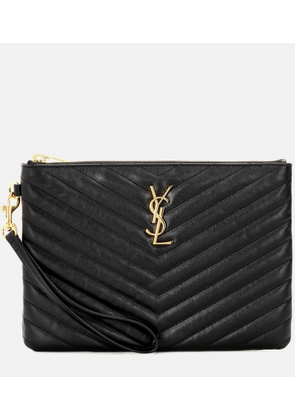 Saint Laurent Cassandre matelasse leather pouch