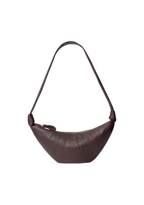 Croissant medium grained leather bag
