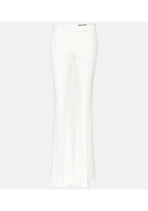 McQueen Mid-rise flared pants