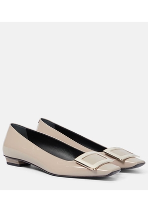 Roger Vivier Belle Vivier patent-leather ballet flats