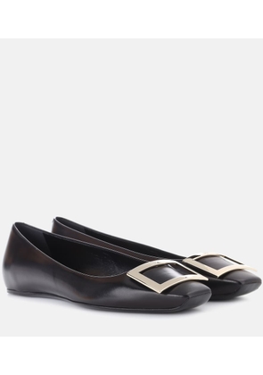 Roger Vivier Belle Vivier leather ballet flats