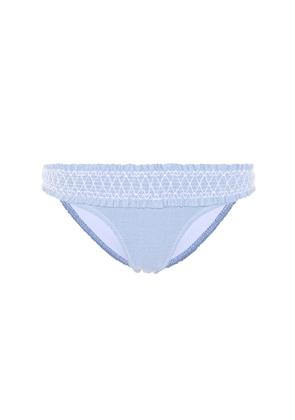 Heidi Klein Cassis smocked bikini bottoms