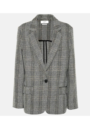 Marant Etoile Charly checked wool blazer