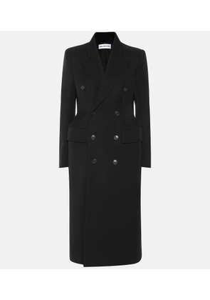 Balenciaga Hourglass wool-blend coat
