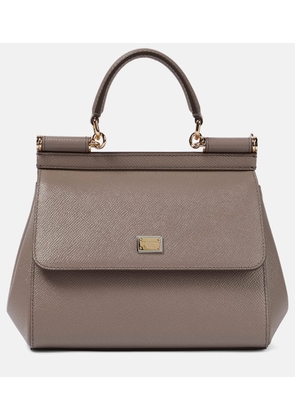 Dolce&Gabbana Sicily Small leather shoulder bag