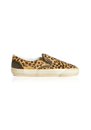 Golden Goose Calfhair and Leather Slip-On Sneakers - Moda Operandi