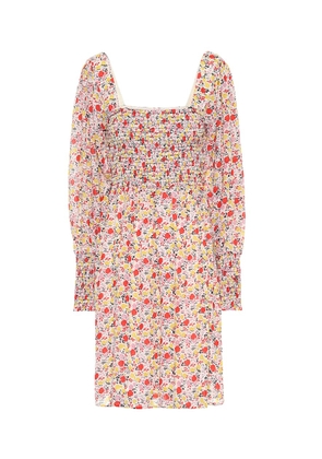 Ganni Floral georgette minidress