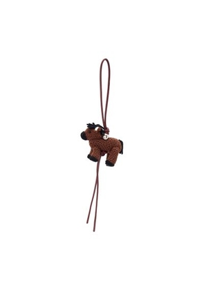 Felt horse bag charm