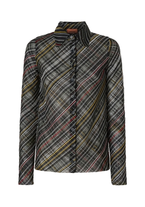 Missoni Double Knit Long Sleeve Shirt - Moda Operandi