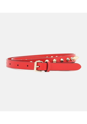 Christian Louboutin Loubispikes leather belt
