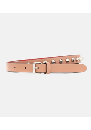 Christian Louboutin Loubispikes leather belt