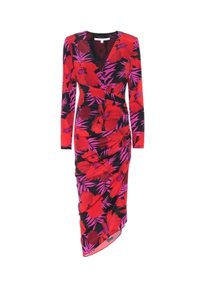 Veronica Beard Alvaro floral stretch-silk dress
