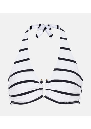 Heidi Klein Core striped bikini top